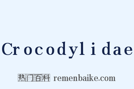 Crocodylidae是什么意思的图片